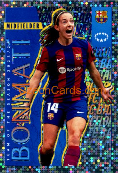Aitana Bonmatí 2024/25 Topps Champions League sticker foil #22
