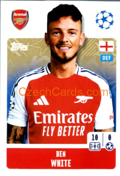 Ben White 2024/25 Topps Champions League sticker #45