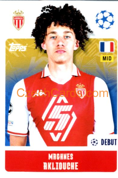 Maghnes Akliouche 2024/25 Topps Champions League sticker #61