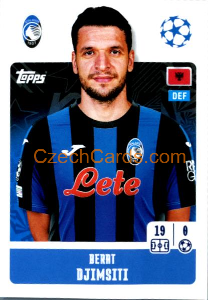 Berat Djimsiti 2024/25 Topps Champions League sticker #80