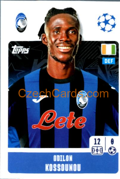 Odilon Kossounou 2024/25 Topps Champions League sticker #81