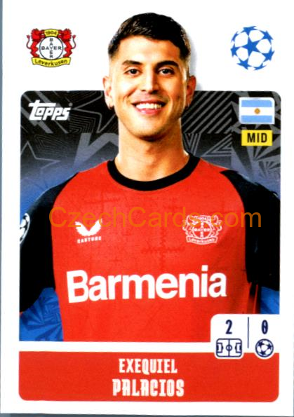 Exequiel Palacios 2024/25 Topps Champions League sticker #106