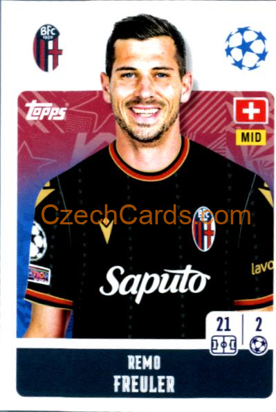 Remo Freuler 2024/25 Topps Champions League sticker #118