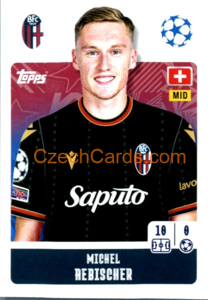 Michel Aebischer 2024/25 Topps Champions League sticker #119