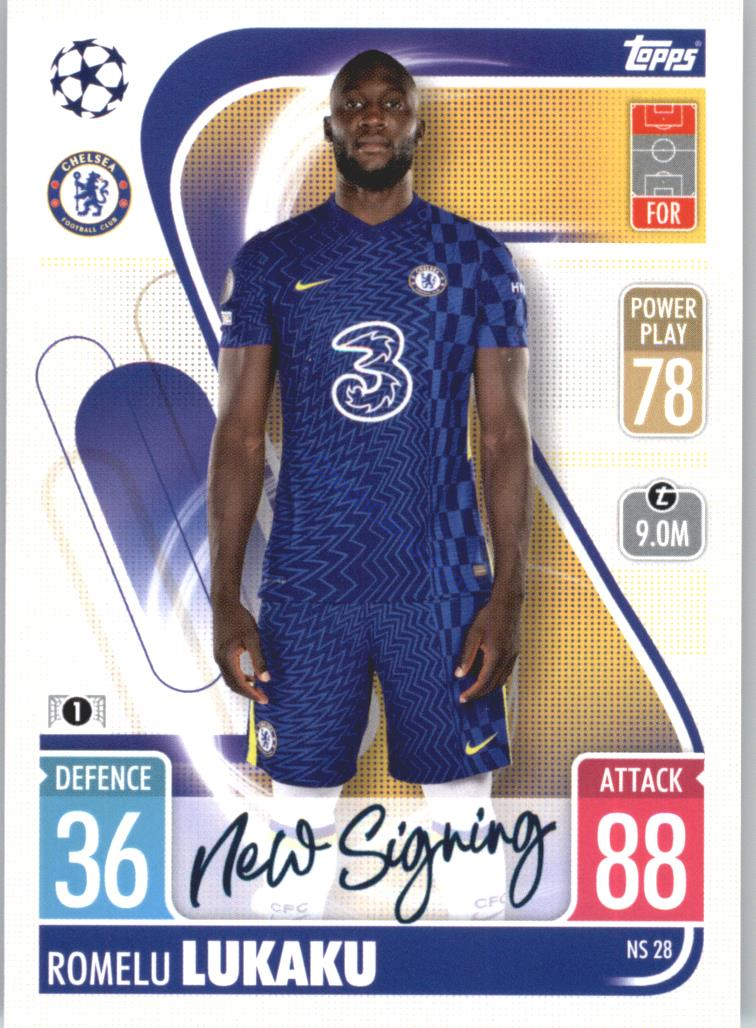 Romelu Lukaku Topps Match Attax 2021/22 Update #NS 28