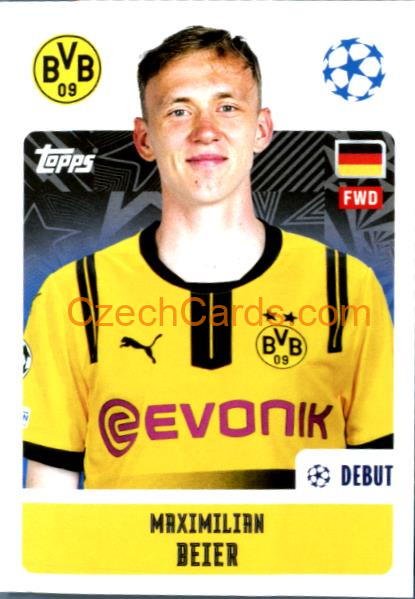 Maximilian Beier 2024/25 Topps Champions League sticker #135