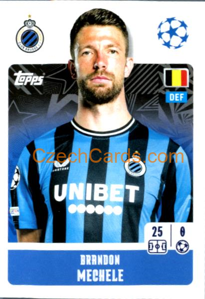 Brandon Mechele 2024/25 Topps Champions League sticker #151