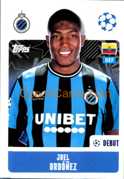 Joel Ordóñez 2024/25 Topps Champions League sticker #152