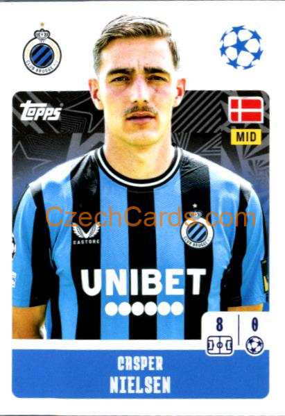 Casper Nielsen 2024/25 Topps Champions League sticker #154