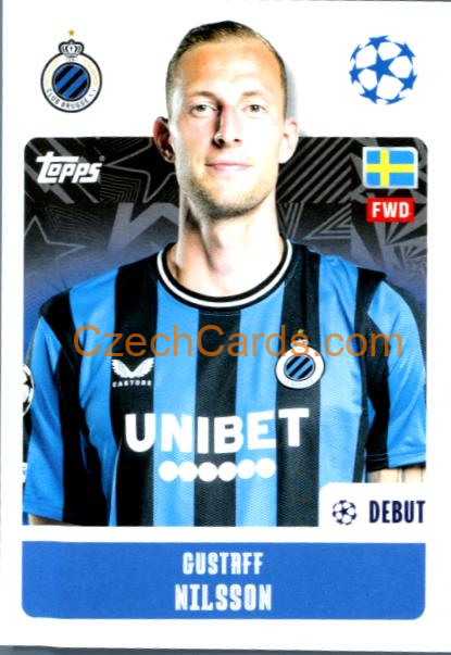 Gustaf Nilsson 2024/25 Topps Champions League sticker #159