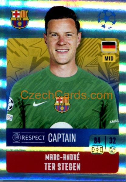 Marc-André Ter Stegen 2024/25 Topps Champions League sticker shiny #161