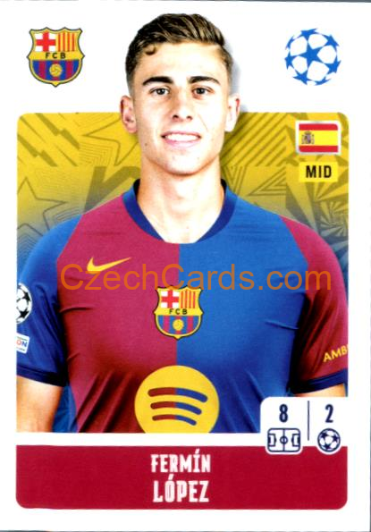 Fermín López 2024/25 Topps Champions League sticker #166