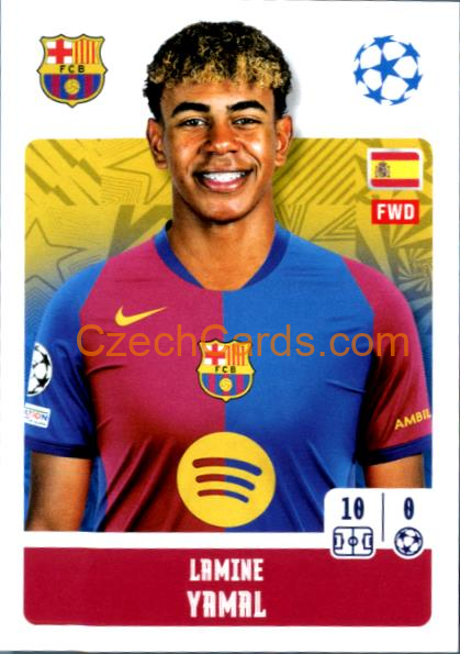 Lamine Yamal 2024/25 Topps Champions League sticker #170