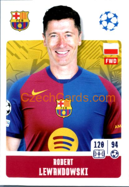 Robert Lewandowski 2024/25 Topps Champions League sticker #171