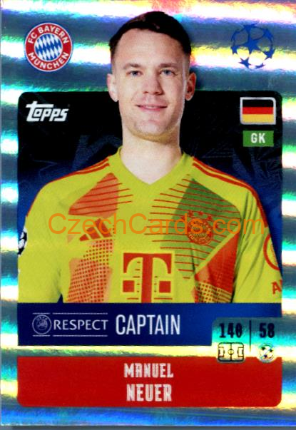 Manuel Neuer 2024/25 Topps Champions League sticker shiny #173
