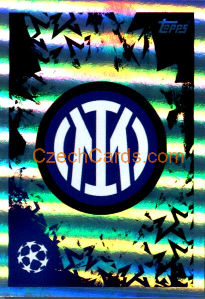 Club Logo Inter Milan 2024/25 Topps Champions League sticker shiny #184