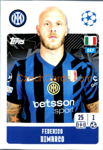 Federico Dimarco 2024/25 Topps Champions League sticker #189