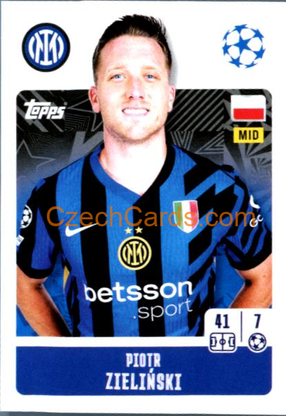 Piotr Zieliński 2024/25 Topps Champions League sticker #193