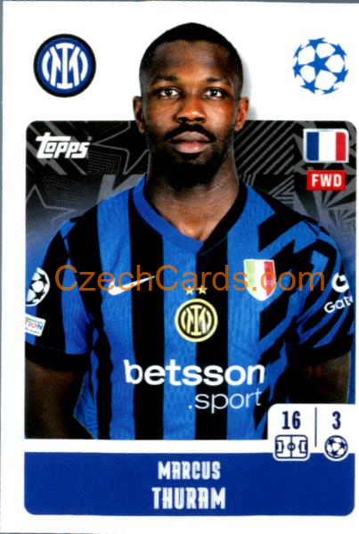 Marcus Thuram 2024/25 Topps Champions League sticker #194