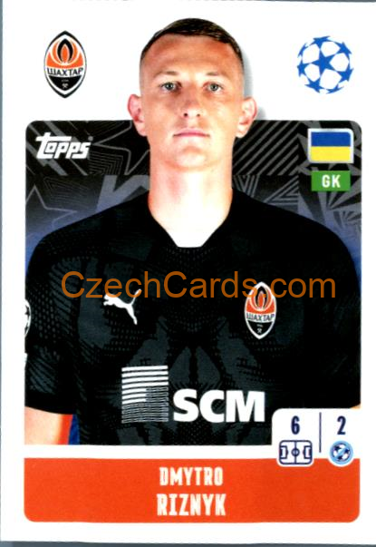 Dmytro Riznyk 2024/25 Topps Champions League sticker #198