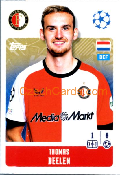 Thomas Beelen 2024/25 Topps Champions League sticker #212