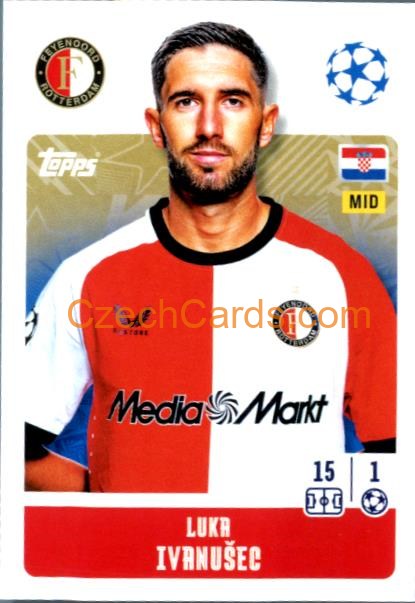Luka Ivanušec 2024/25 Topps Champions League sticker #217