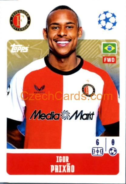 Igor Paixão 2024/25 Topps Champions League sticker #219