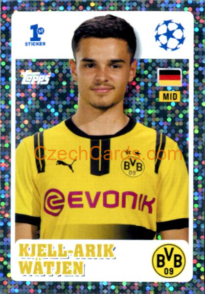 Kjell-Arik Watjen 2024/25 Topps Champions League sticker 1st Sticker foil #236