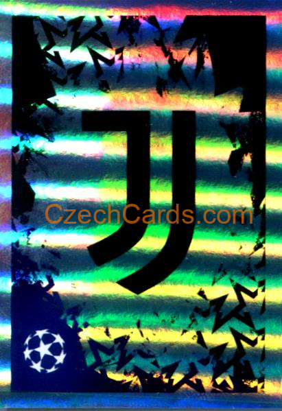 Club Logo Juventus 2024/25 Topps Champions League sticker shiny #247
