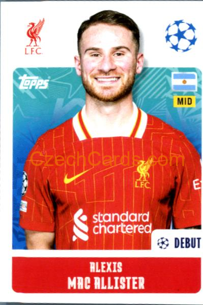 Alexis Mac Allister 2024/25 Topps Champions League sticker #266