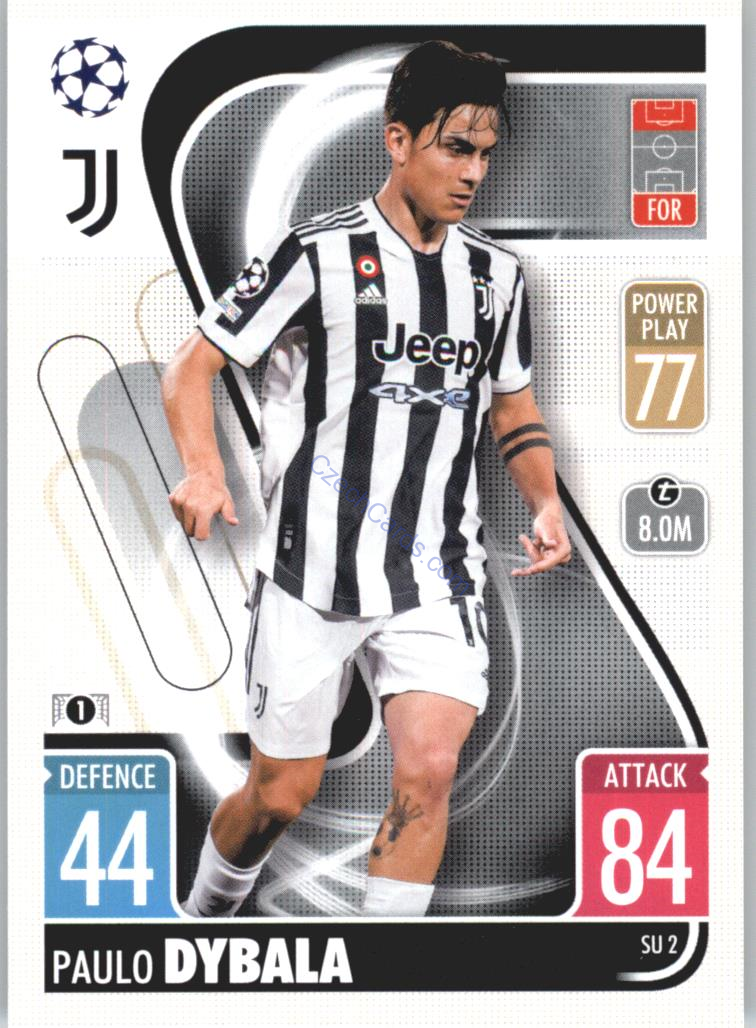 Paulo Dybala Topps Match Attax 2021/22 Update #SU 2