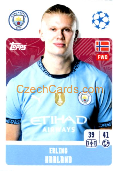 Erling Haaland 2024/25 Topps Champions League sticker #281