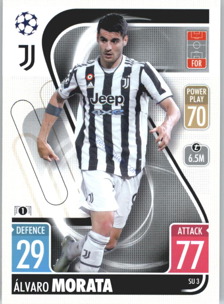 Alvaro Morata Topps Match Attax 2021/22 Update #SU 3