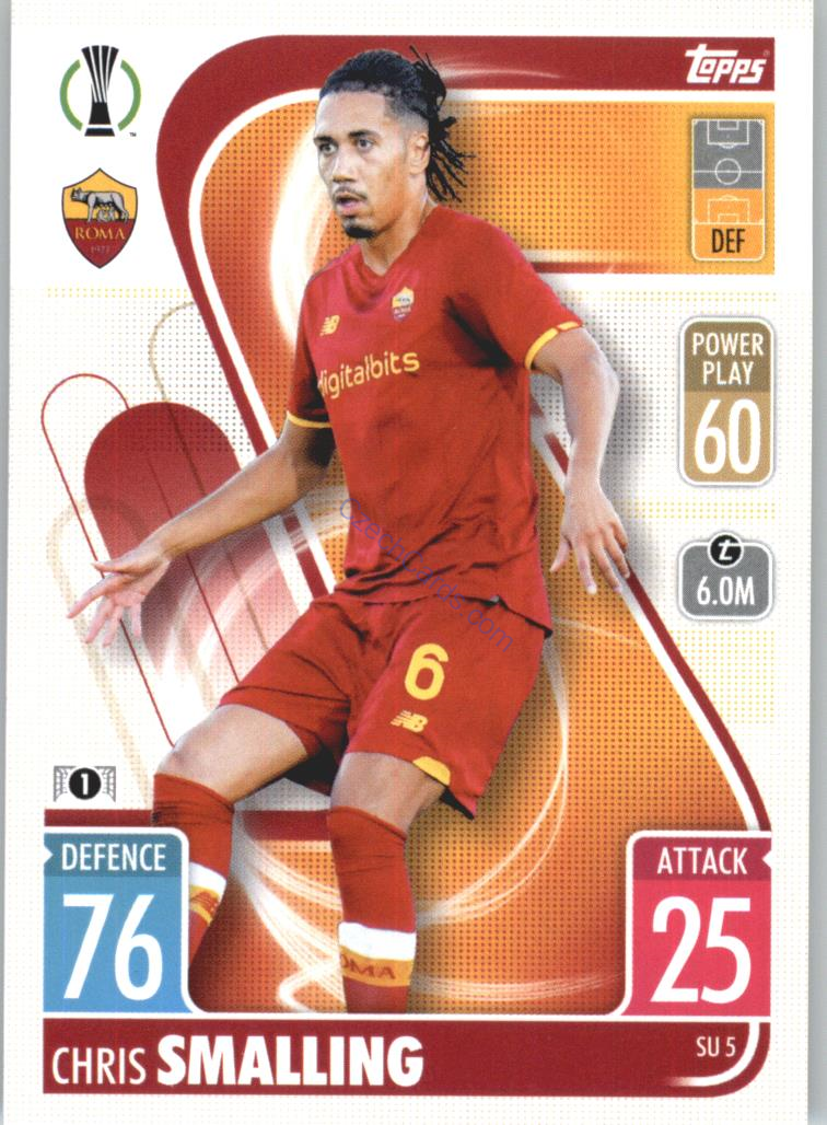 Chris Smalling Topps Match Attax 2021/22 Update #SU 5