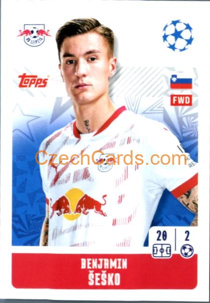 Benjamin Šeško 2024/25 Topps Champions League sticker #318
