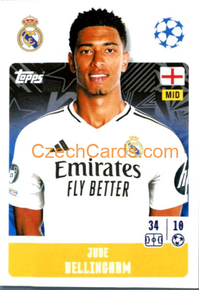 Jude Bellingham 2024/25 Topps Champions League sticker #326