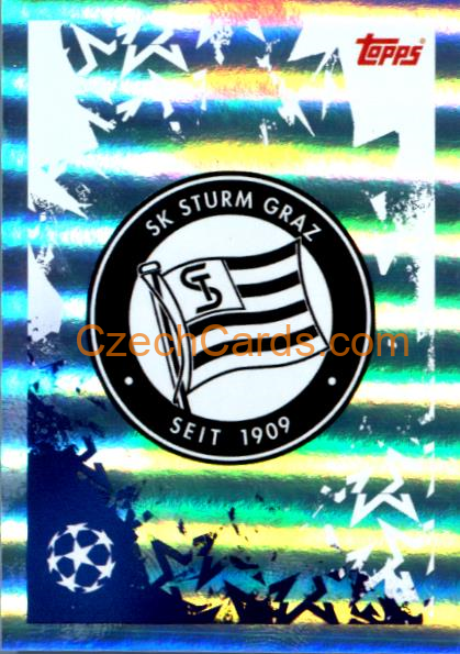 Club Logo Sturm Graz 2024/25 Topps Champions League sticker shiny #331