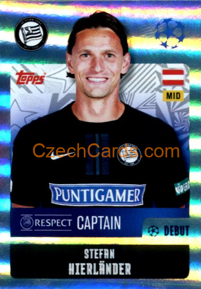 Stefan Hierländer 2024/25 Topps Champions League sticker shiny #332