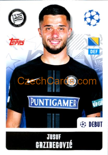 Jusuf Gazibegović 2024/25 Topps Champions League sticker #334