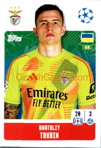 Anatoliy Trubin 2024/25 Topps Champions League sticker #345