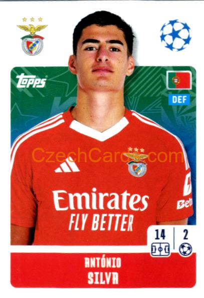 António Silva 2024/25 Topps Champions League sticker #346