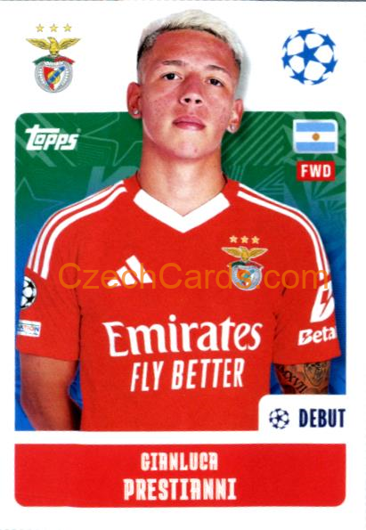 Gianluca Prestianni 2024/25 Topps Champions League sticker #352