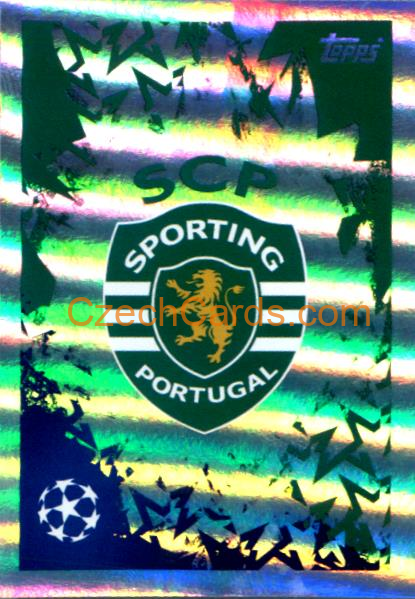 Club Logo Sporting CP 2024/25 Topps Champions League sticker shiny #355