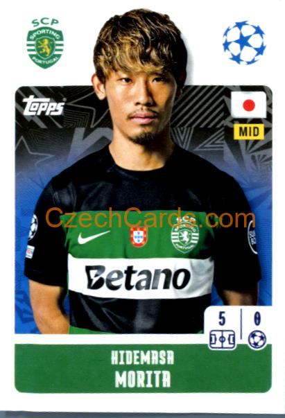 Hidemasa Morita 2024/25 Topps Champions League sticker #362