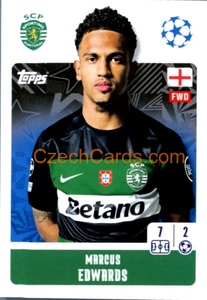 Marcus Edwards 2024/25 Topps Champions League sticker #364