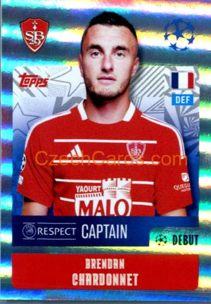 Brendan Chardonnet 2024/25 Topps Champions League sticker shiny #368