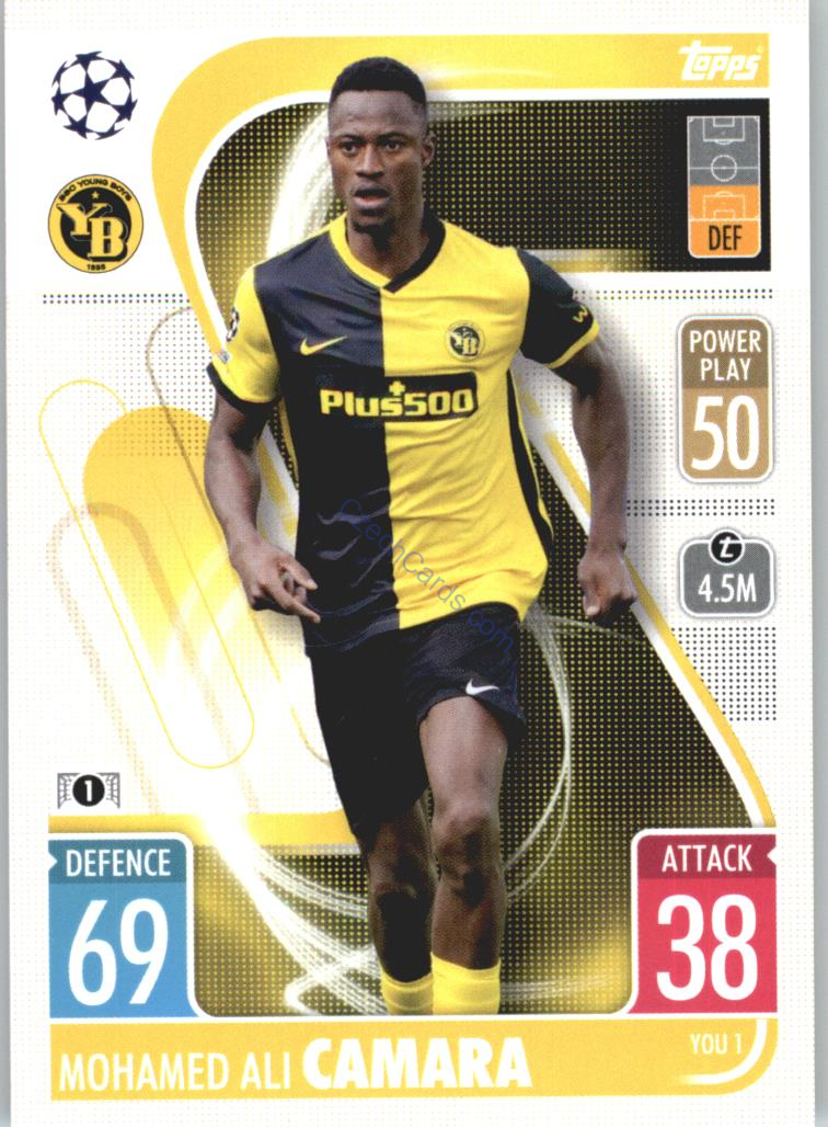Momamed Ali Camara Topps Match Attax 2021/22 Update #YOU 1
