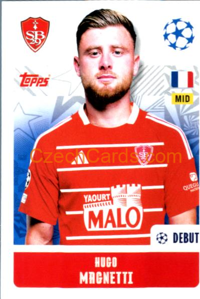 Hugo Magnetti 2024/25 Topps Champions League sticker #373