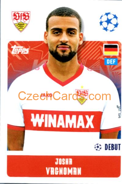 Josha Vagnoman 2024/25 Topps Champions League sticker #384