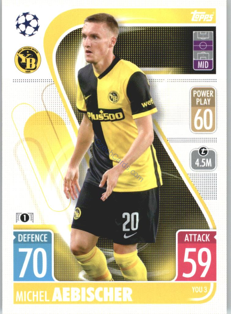 Michel Aebischer Topps Match Attax 2021/22 Update #YOU 3